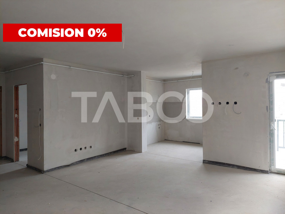 COMISION ZERO-Apartament 3 camere 66 mpu balcon Doamna Stanca Sibiu