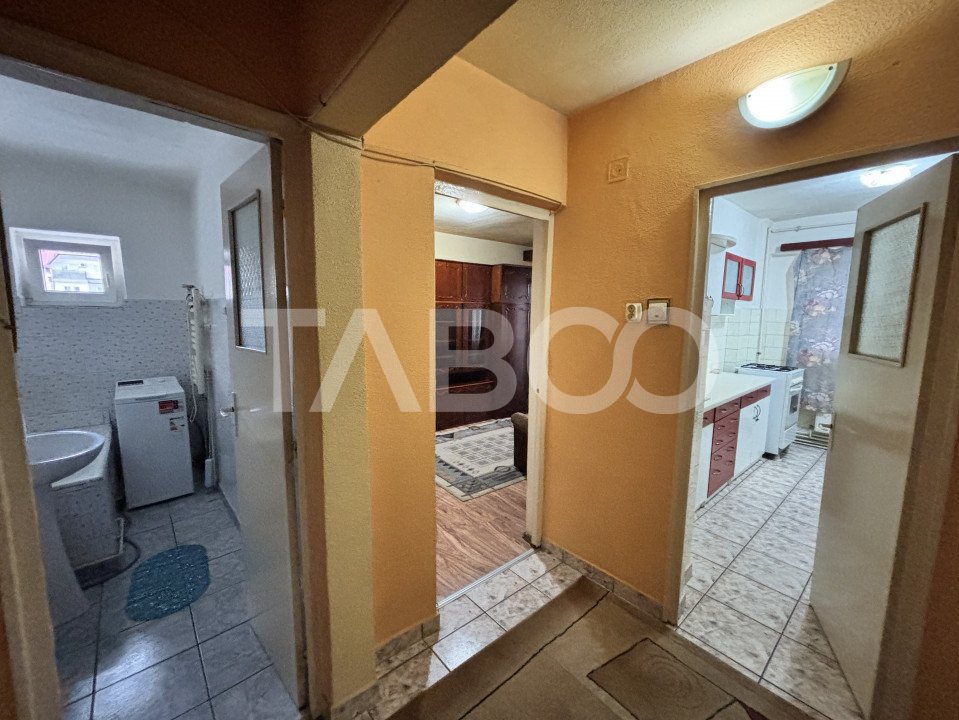 De inchiriat apartament cu 2 camere 55 mpu zona Terezian Sibiu