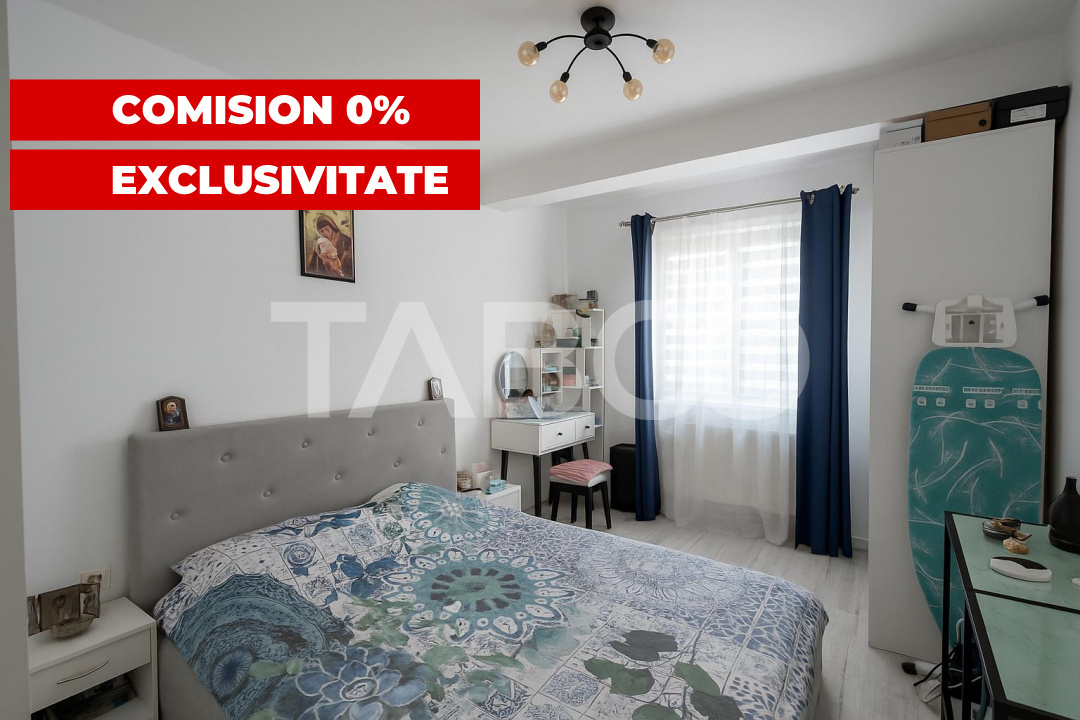 Exclusivitate -Apartament cu 2 camere 44 mpu etaj 1 loc de parcare in Sibiu - Grigore Ionescu