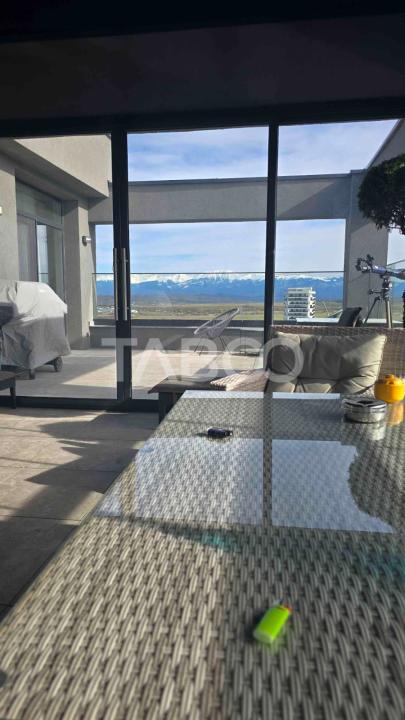EXCLUSIVITATE Penthouse de lux cu vedere panoramica spre munti Sibiu