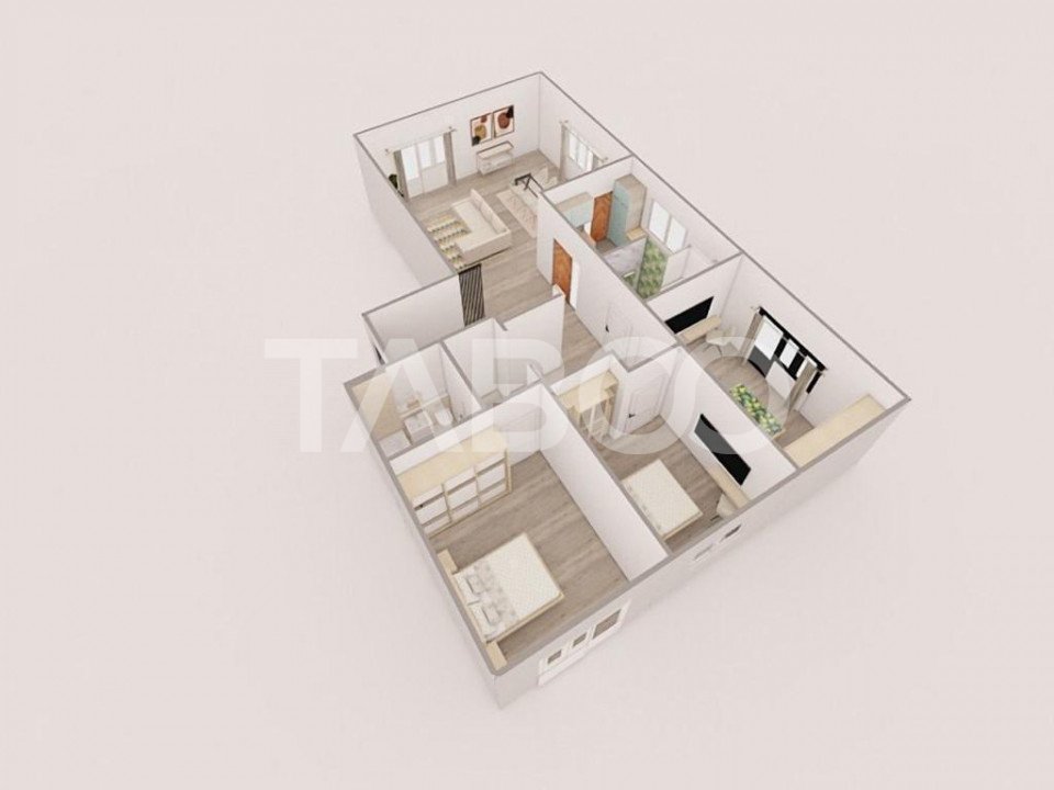 FARA COMISION! Apartament 4 camere 3 balcoane Rahovei 115 mpu etajul 1