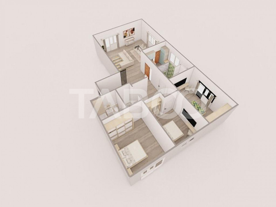 FARA COMISION! Apartament 4 camere 3 balcoane Rahovei 115 mpu etajul 1