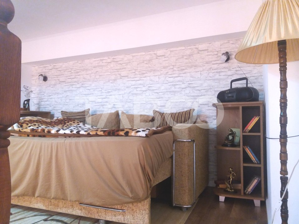 Garsoniera 32 mp de inchiriat cu gradina in zona Garii Sibiu