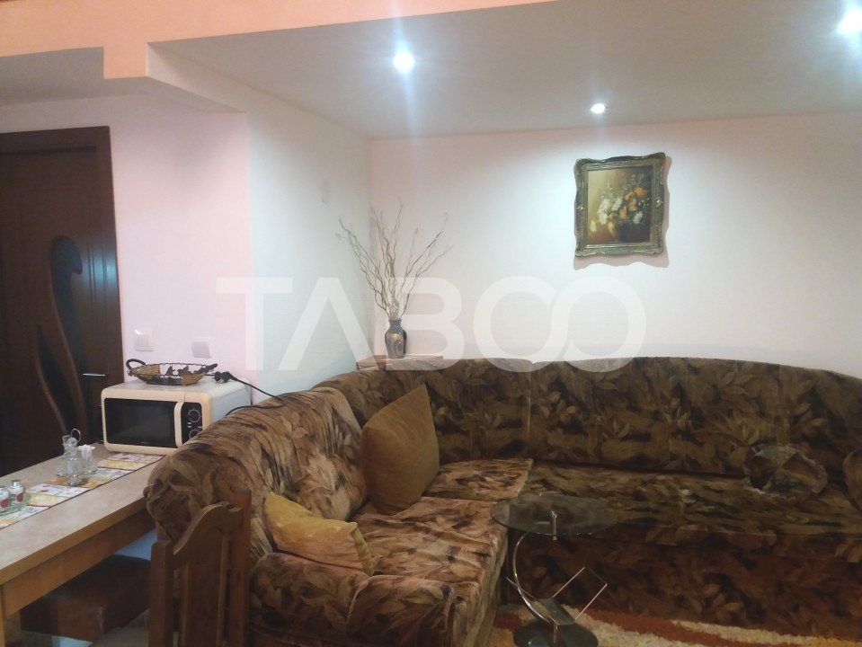 Garsoniera 32 mp de inchiriat cu gradina in zona Garii Sibiu