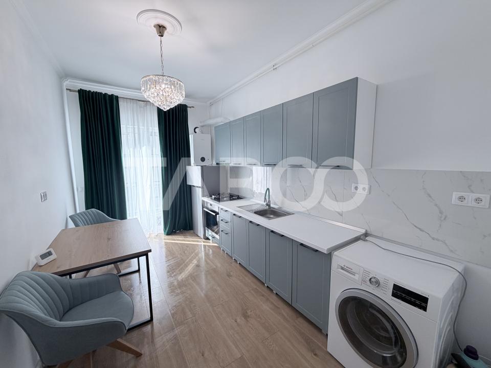Garsoniera 37,5 mp utili etaj 2 parcare balcon boxa Selimbar Sibiu