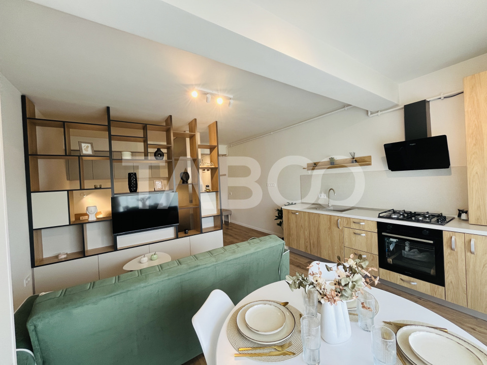 Garsoniera 38 mp cu terasa - incalzire in pardosea si aer conditionat