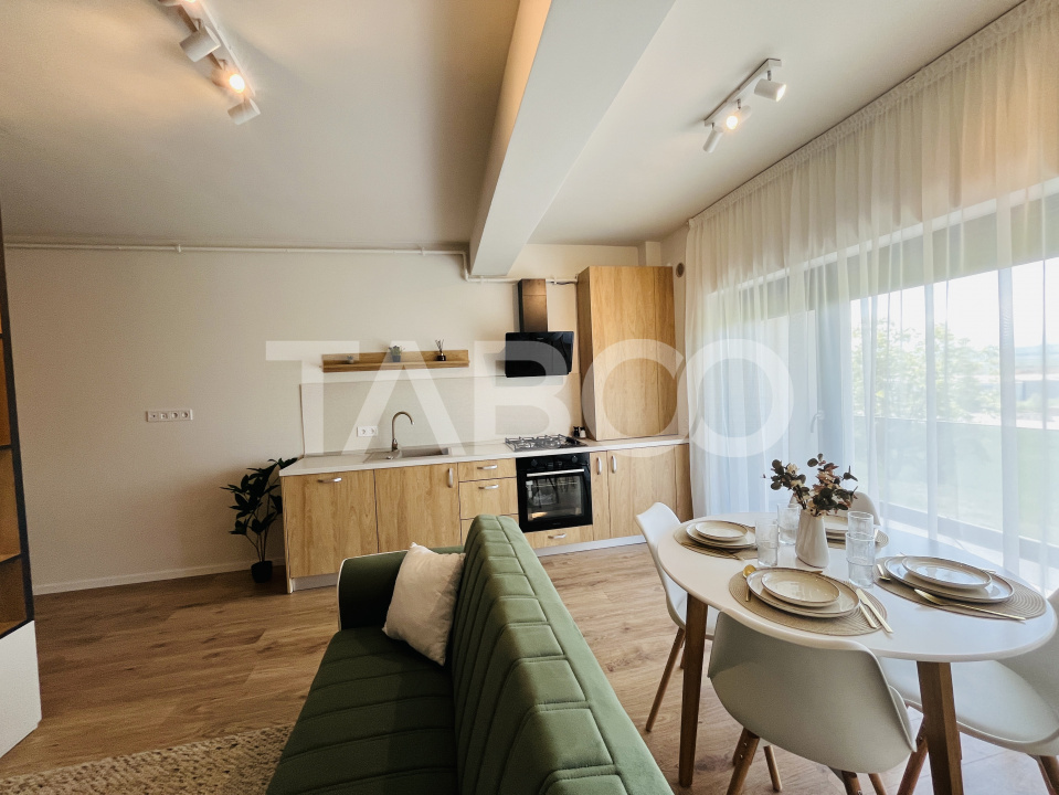 Garsoniera 38 mp cu terasa - incalzire in pardosea si aer conditionat