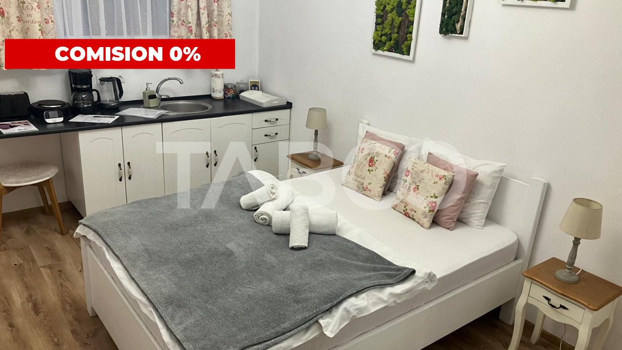 Garsoniera centrala de vanzare–pregatita pentru profit-regim hotelier