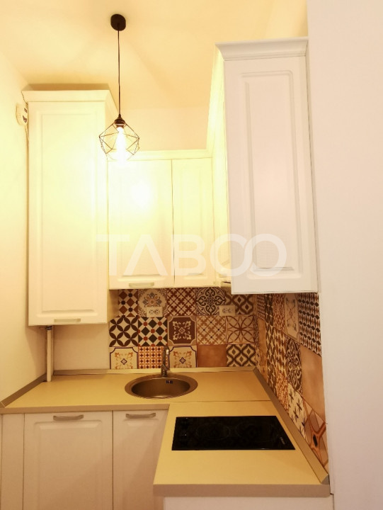 Garsoniera de inchiriat 55 mpu mobilata utilata modern central Sibiu