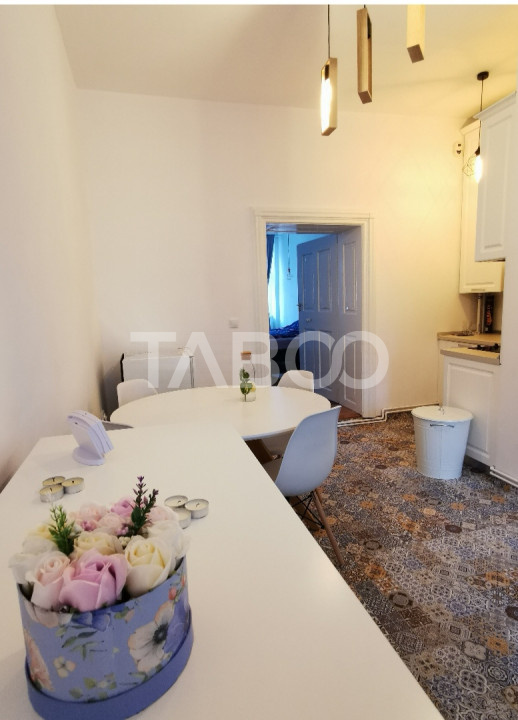 Garsoniera de inchiriat 55 mpu mobilata utilata modern central Sibiu