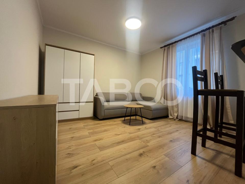 Garsoniera de inchiriat decomandata 26 mp zona Turnisor Sibiu.