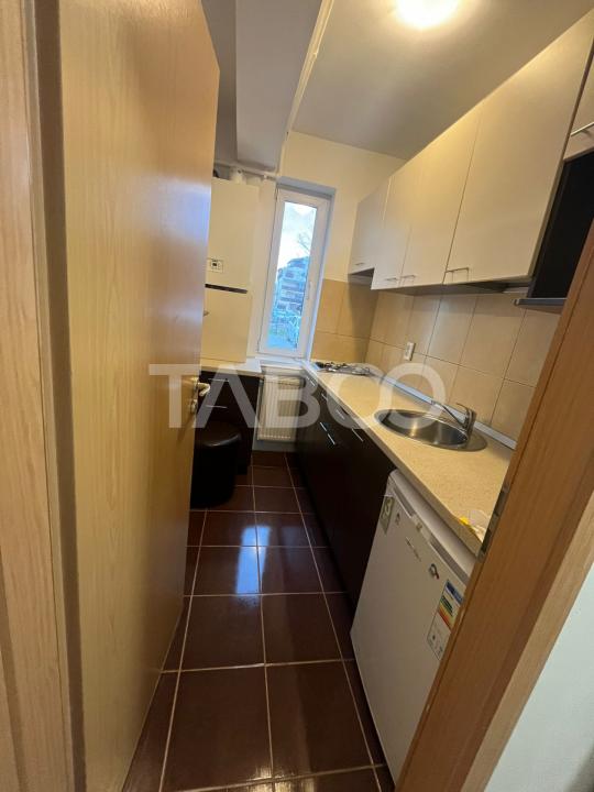 Garsoniera de inchiriat decomandata 26 mp zona Turnisor Sibiu.