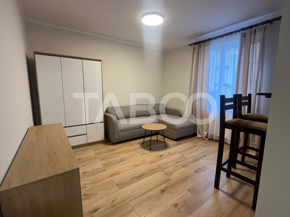 Garsoniera de inchiriat decomandata 26 mp zona Turnisor Sibiu.