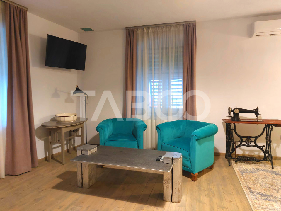 Garsoniera de inchiriat la casa camera bucatarie baie Lidl Cisnadie