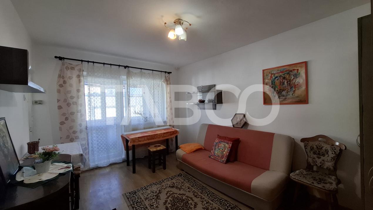 Garsoniera de inchiriat semidecomandata 27 mp zona Valea Aurie Sibiu