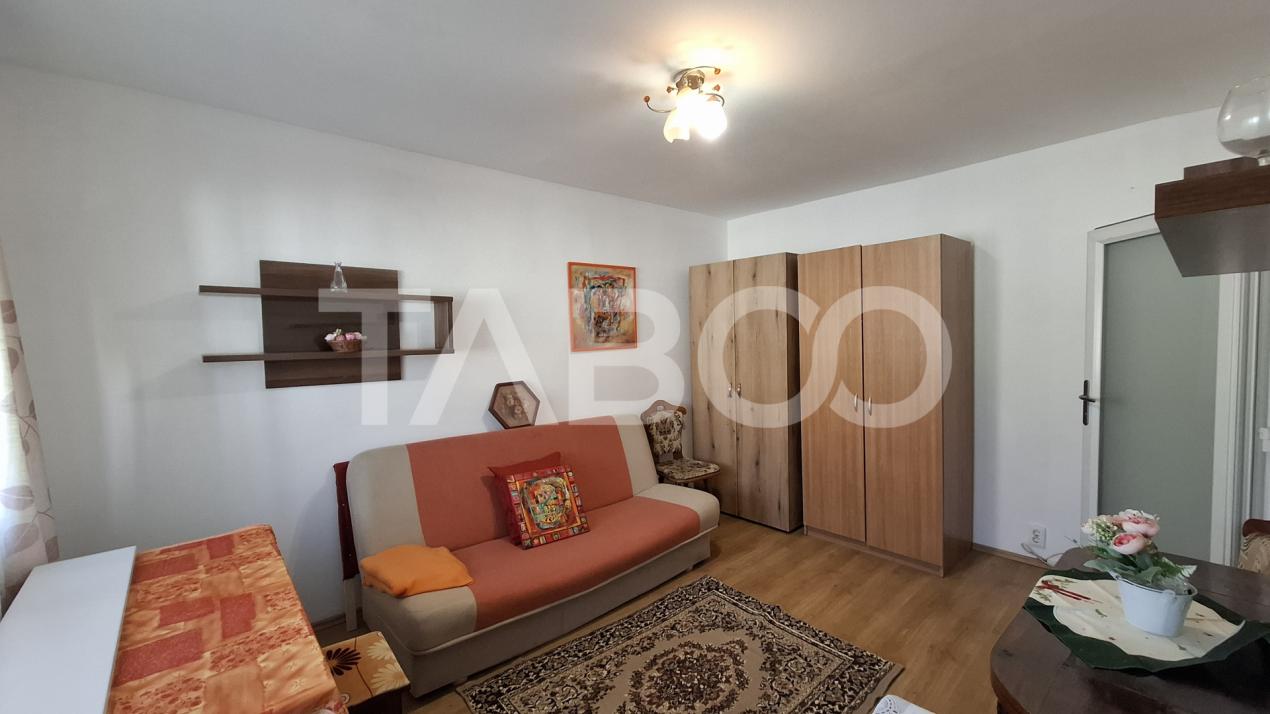 Garsoniera de inchiriat semidecomandata 27 mp zona Valea Aurie Sibiu