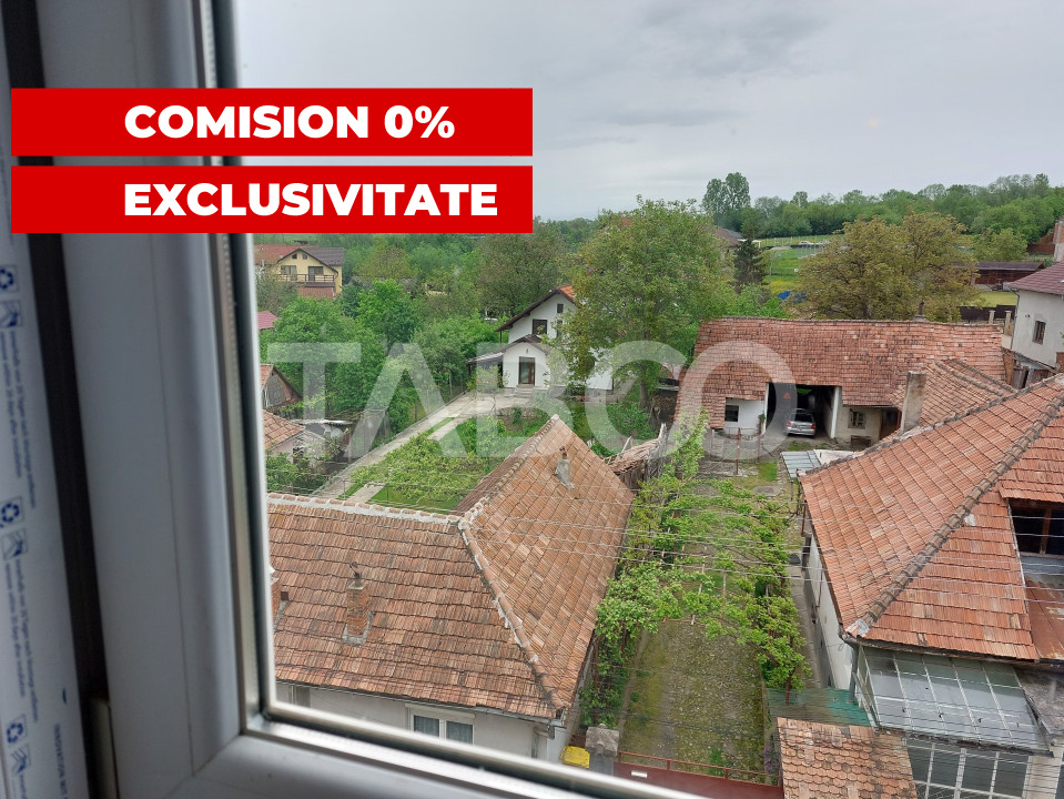 Garsoniera de vanzare 22 mp camera baie bucatarie balcon Cisnadie in Cisnadie - Florilor
