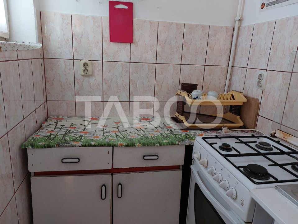 Garsoniera de vanzare 22 mp camera baie bucatarie balcon Cisnadie