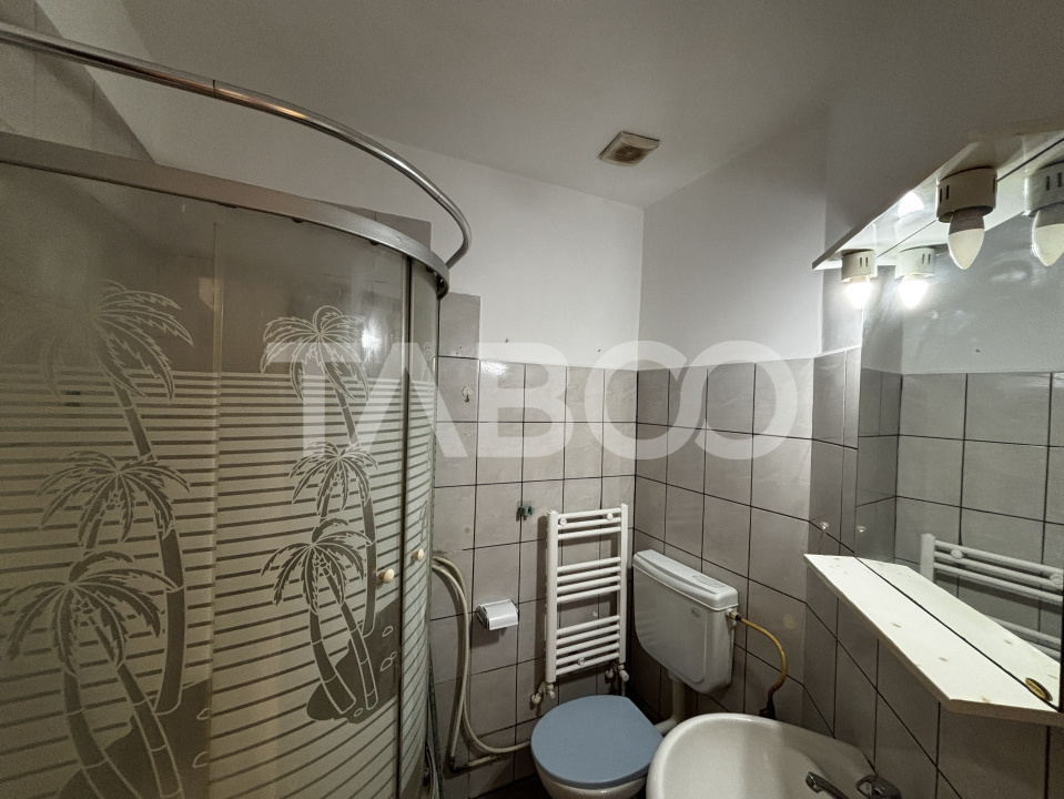 Garsoniera de vanzare 22mp  la parter mobilata si utilata  Sibiu