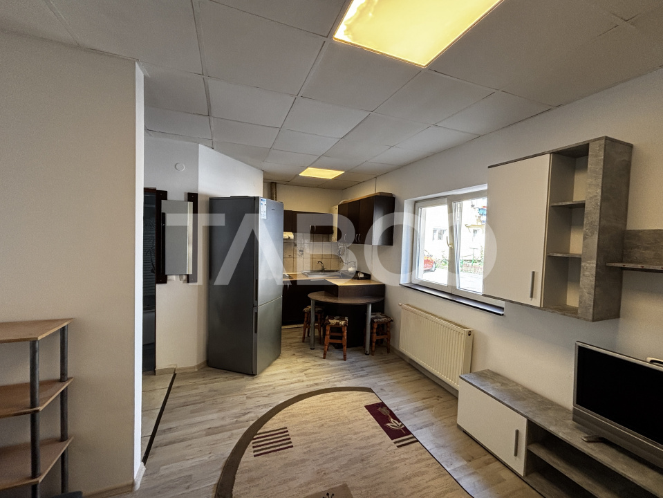 Garsoniera de vanzare  22mpu mobilata si utilata Stefan cel Mare Sibiu in Sibiu - Stefan cel Mare