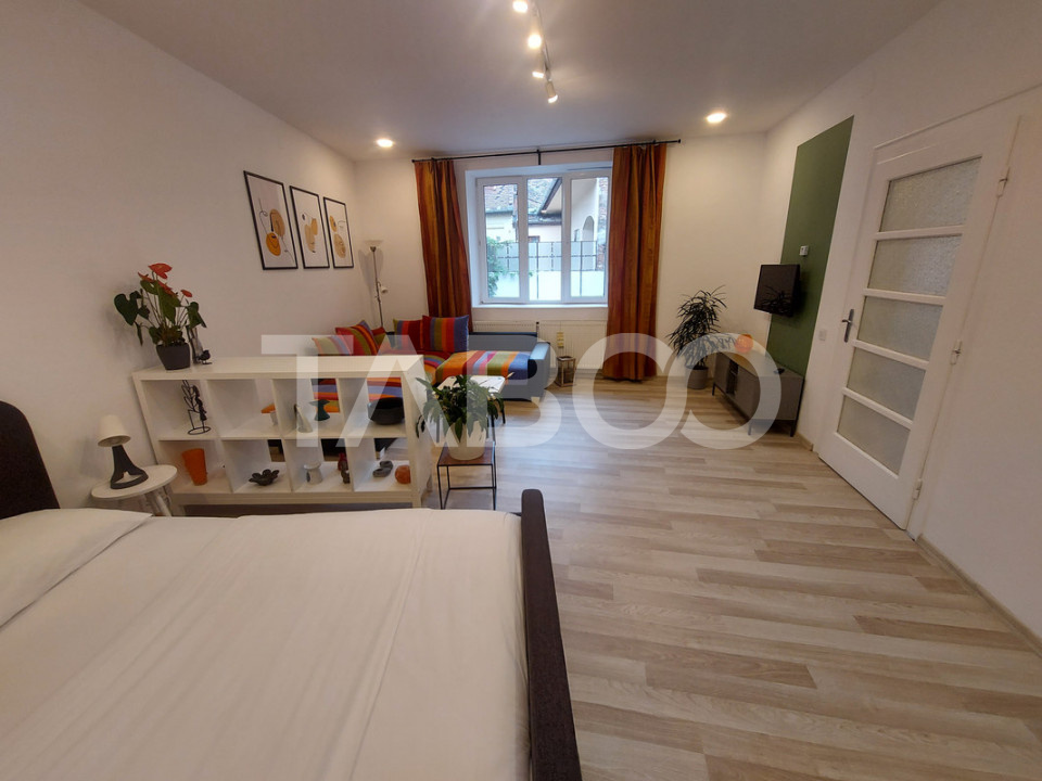 Garsoniera de vanzare 43 mpu pivnita zona Orasul de Jos din Sibiu