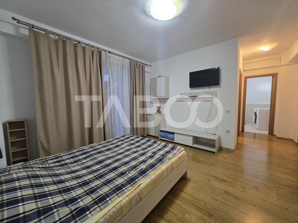 Garsoniera de vanzare decomandata 29mp cu balcon zona Turnisor Sibiu