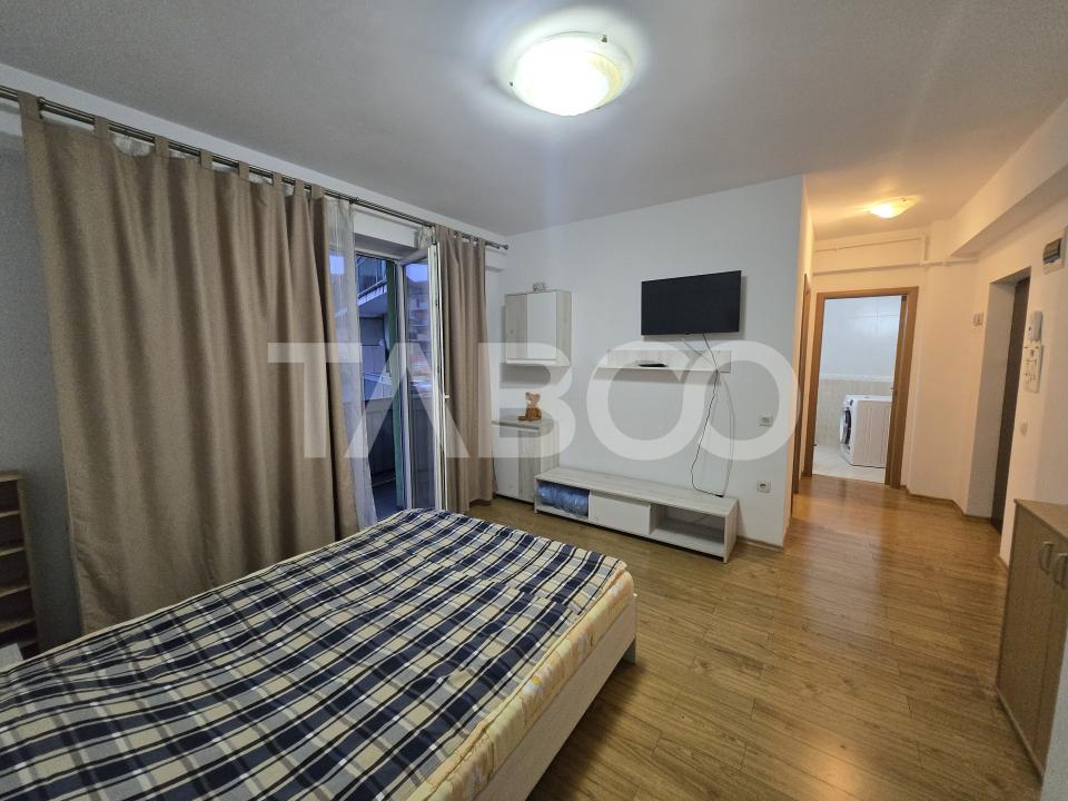 Garsoniera de vanzare decomandata 29mp si balcon zona Turnisor Sibiu