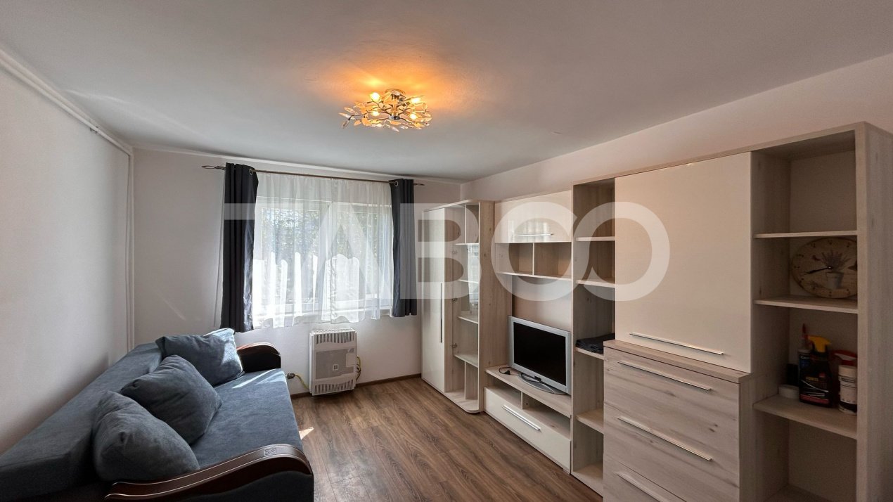 Garsoniera de vanzare etaj 1 complet mobilata zona Compa in Sibiu in Sibiu - Henri Coanda