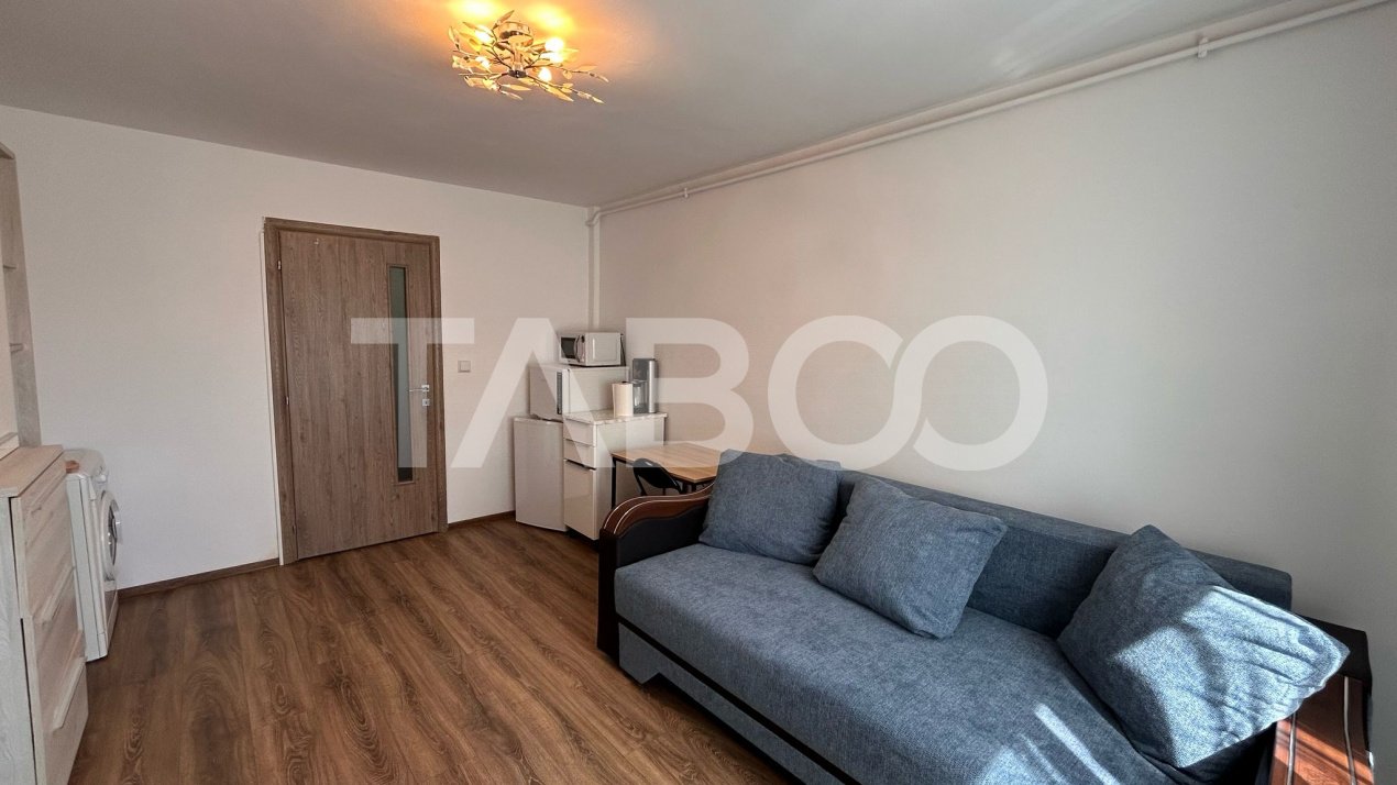 Garsoniera de vanzare etaj 1 complet mobilata zona Compa Sibiu