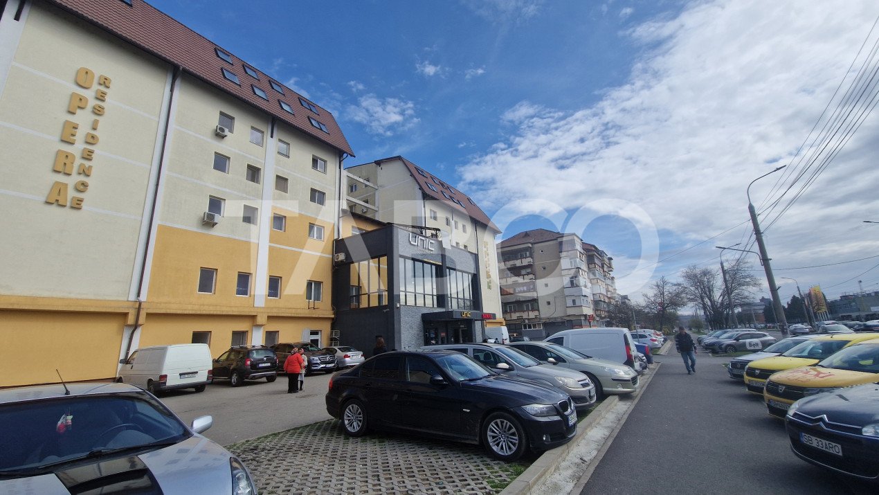 Garsoniera de vanzare etaj intermediar 28 mp utili bloc cu lift Sibiu