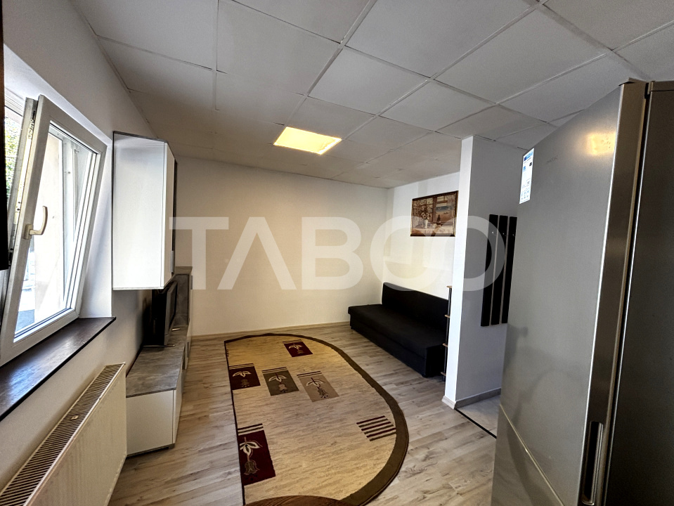 Garsoniera de vanzare la parter 22mp mobilata si utilata  Sibiu