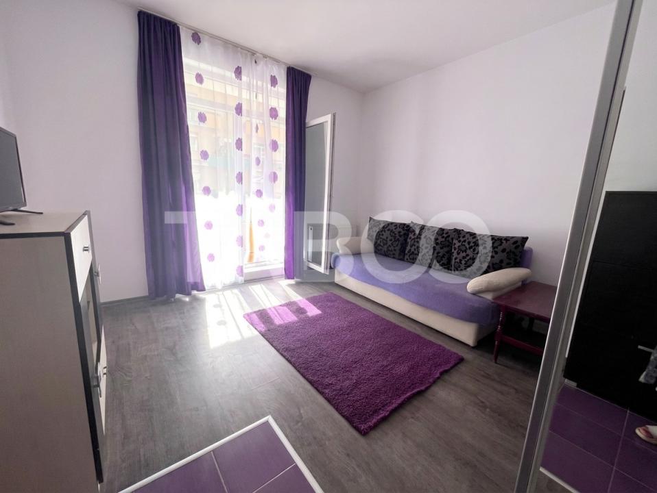 Garsoniera decomandata 24 mp parter loc parcare Turnisor Sibiu