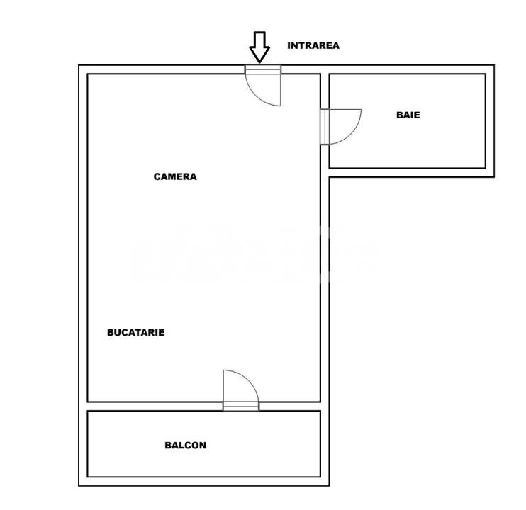 Garsoniera decomandata de vanzare balcon ideala investitie