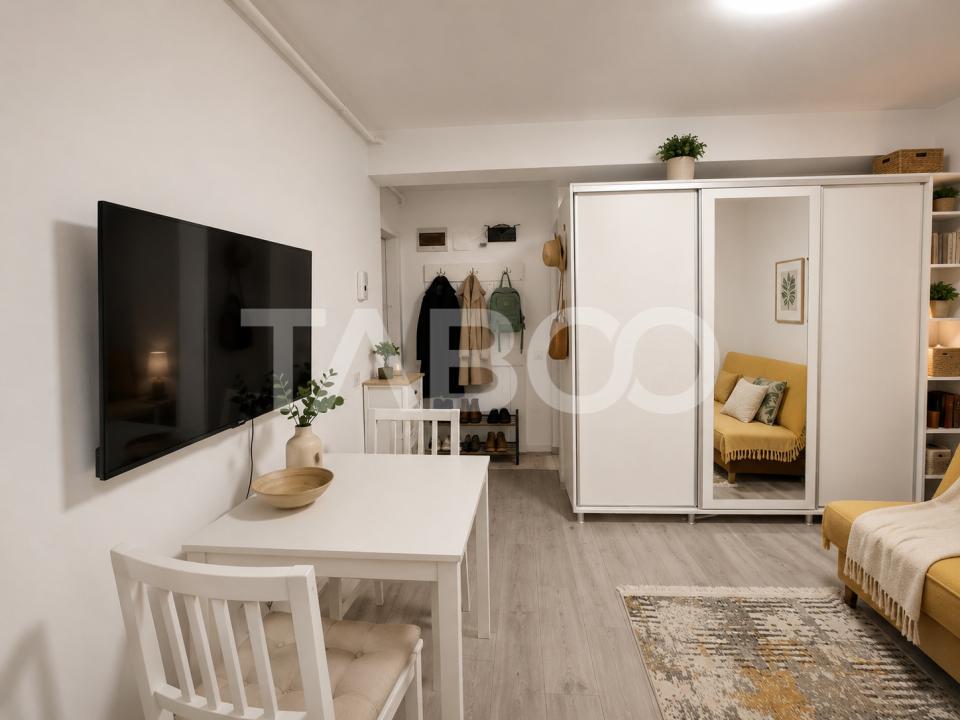 Garsoniera decomandata de vanzare balcon parcare Arhitectilor Sibiu