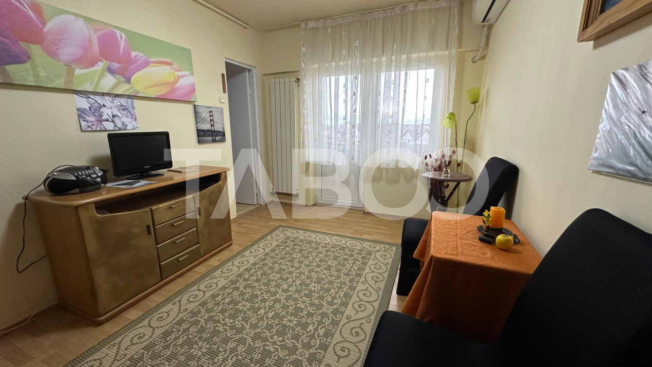 Garsoniera decomandata etaj intermediar  balcon Calea Dumbravii