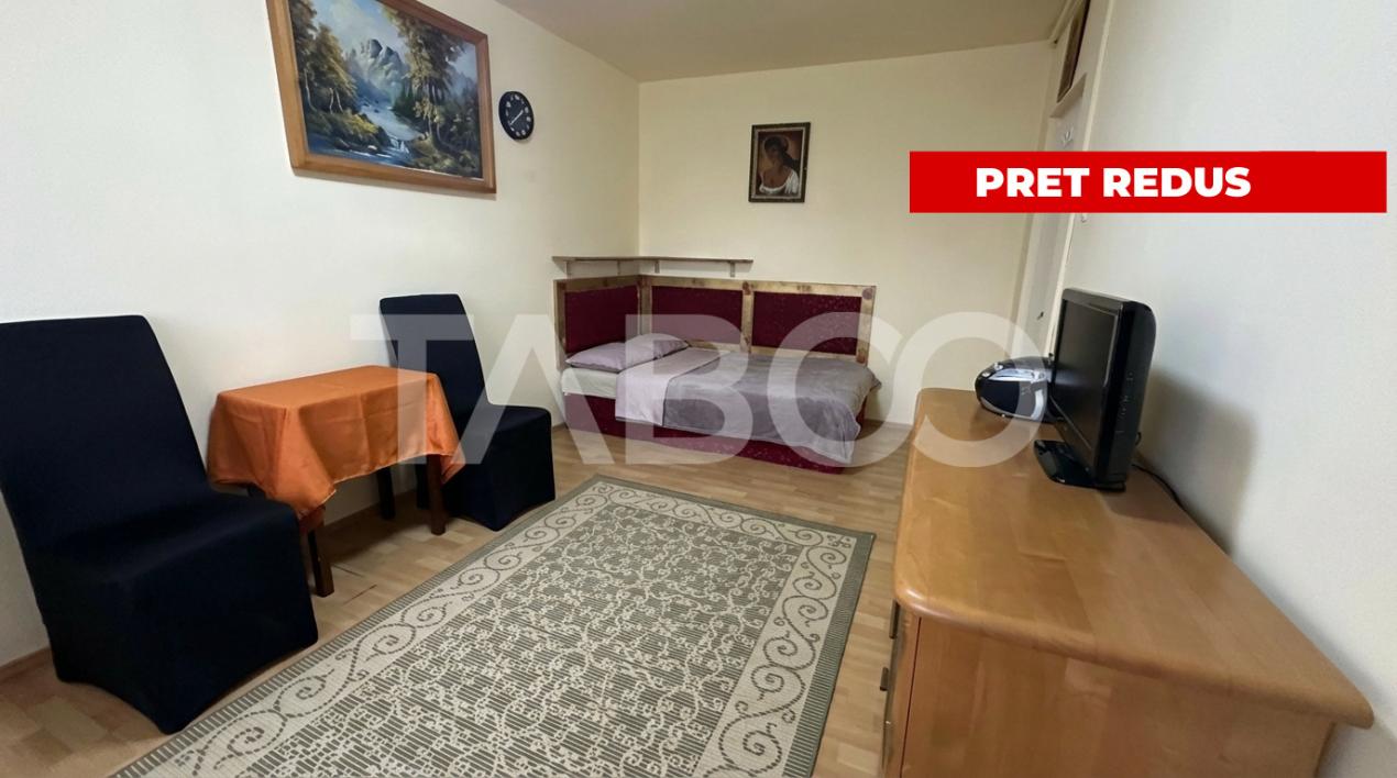 Garsoniera decomandata etaj intermediar  balcon Calea Dumbravii