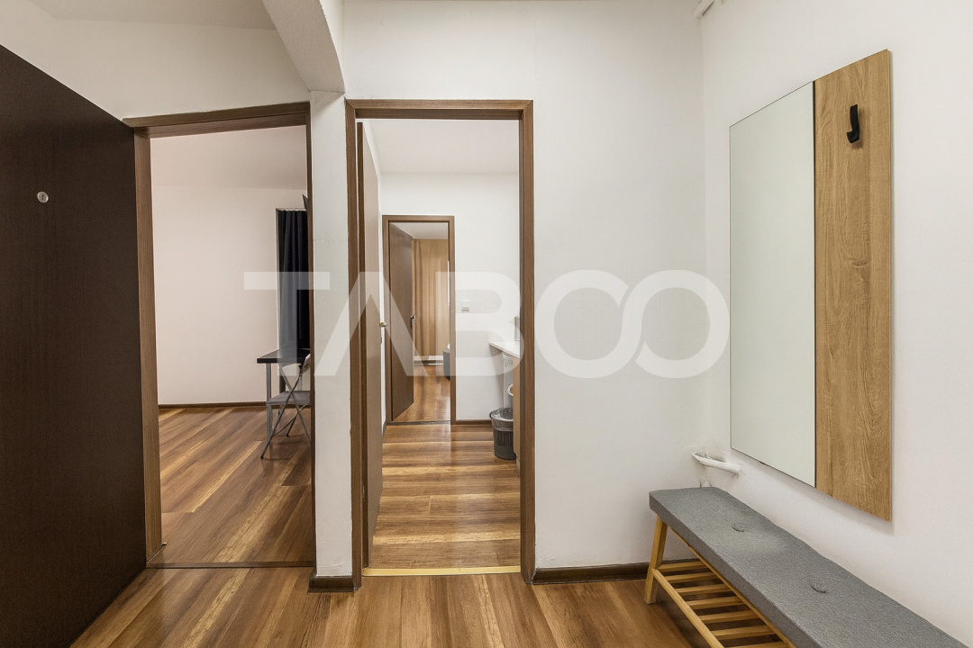 Garsoniera decomandata mobilata utilata Siretului etaj intermediar