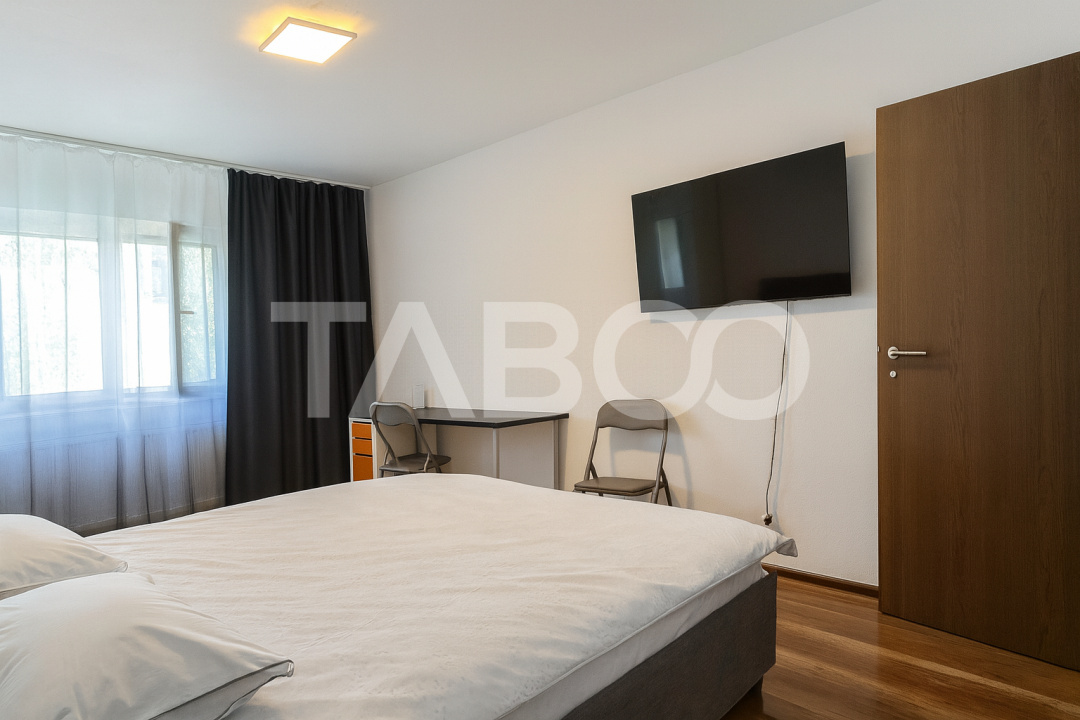 Garsoniera decomandata mobilata utilata Siretului etaj intermediar