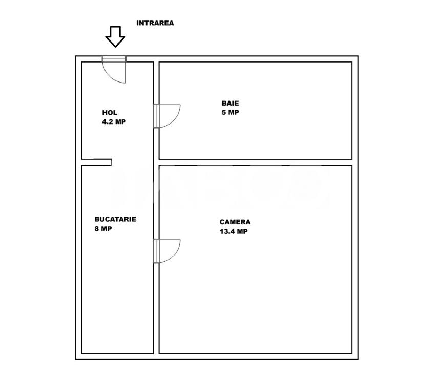 Garsoniera decomandata tip studio moderna bloc nou parcare Selimbar
