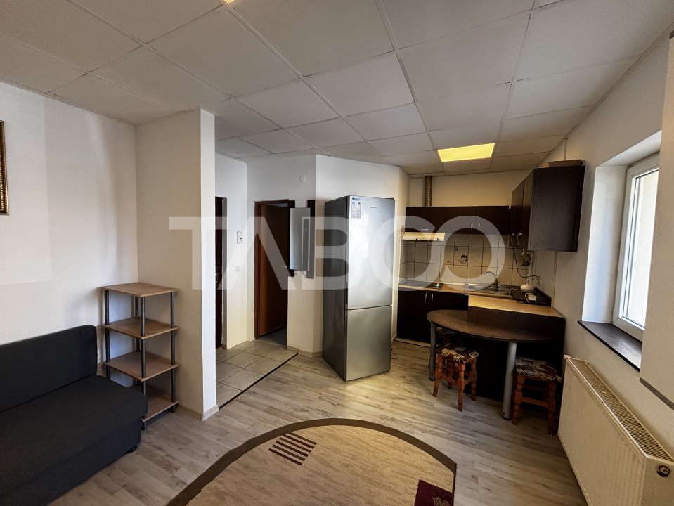 Garsoniera  la parter de vanzare 22mp mobilata si utilata  Sibiu