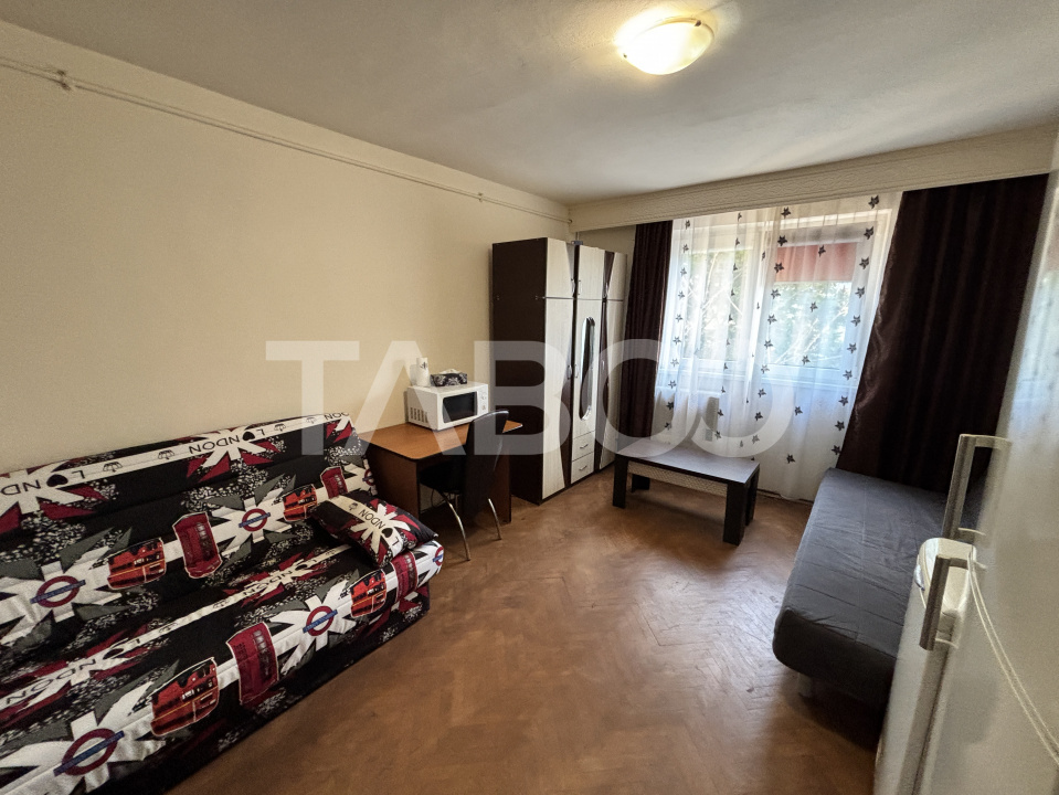 Garsoniera mobilata si utilata 22 mpu zona Lazaret Sibiu