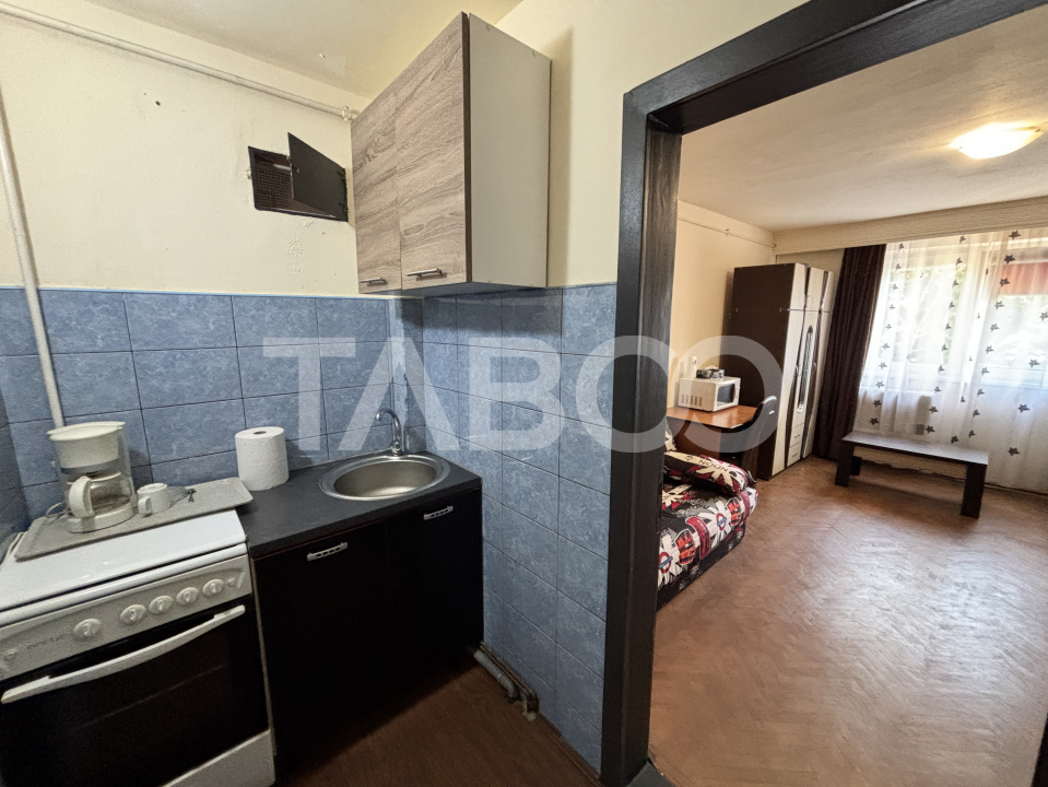 Garsoniera mobilata si utilata 22 mpu zona Lazaret Sibiu