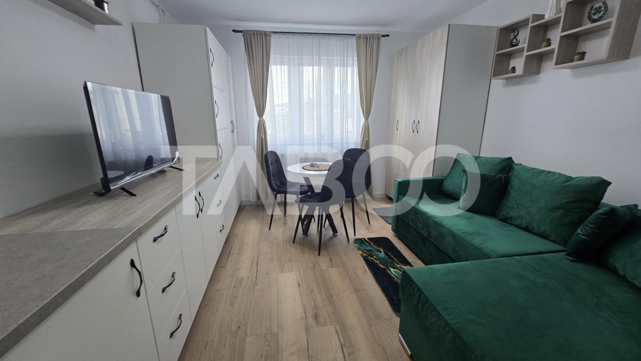 Garsoniera mobilata si utilata de vanzare la parter inalt zona Lazaret in Sibiu - Otelarilor