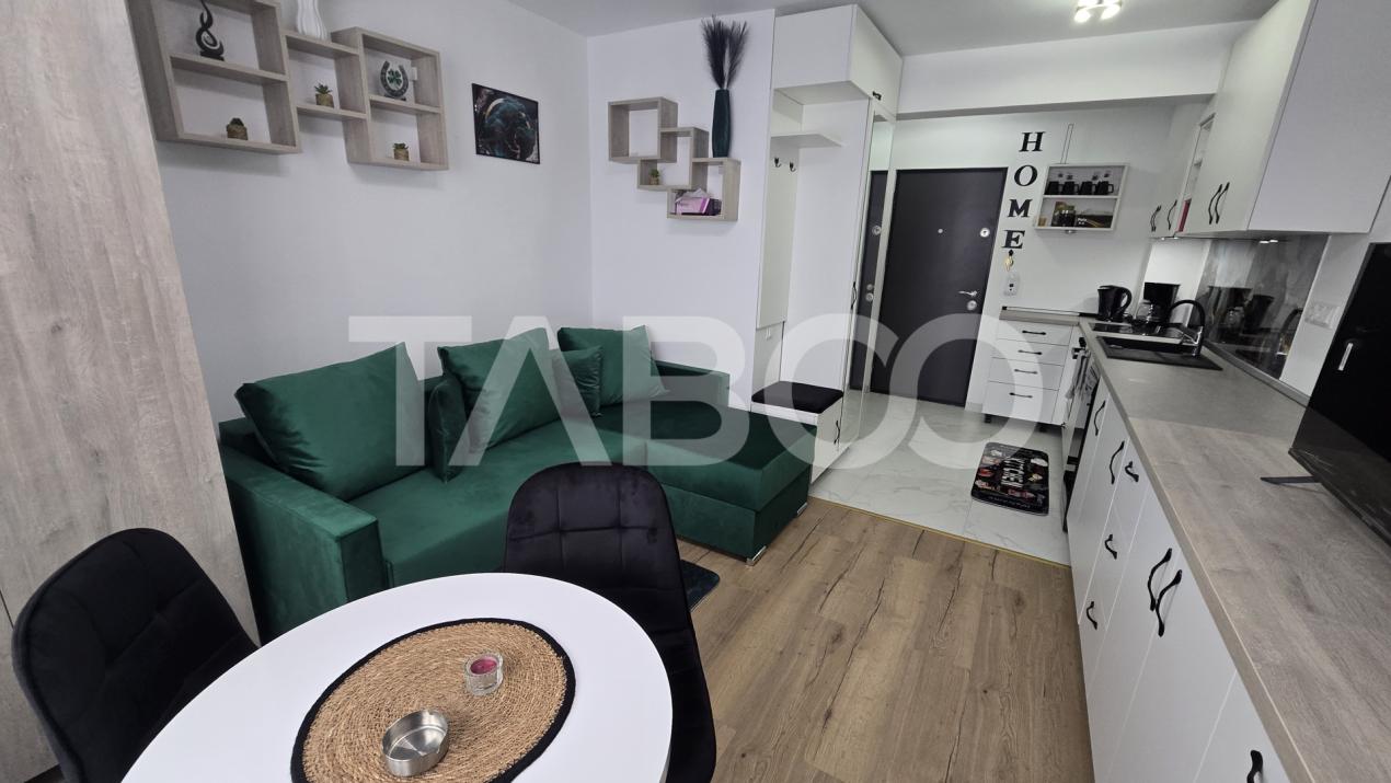 Garsoniera mobilata si utilata de vanzare la parter inalt zona Lazaret