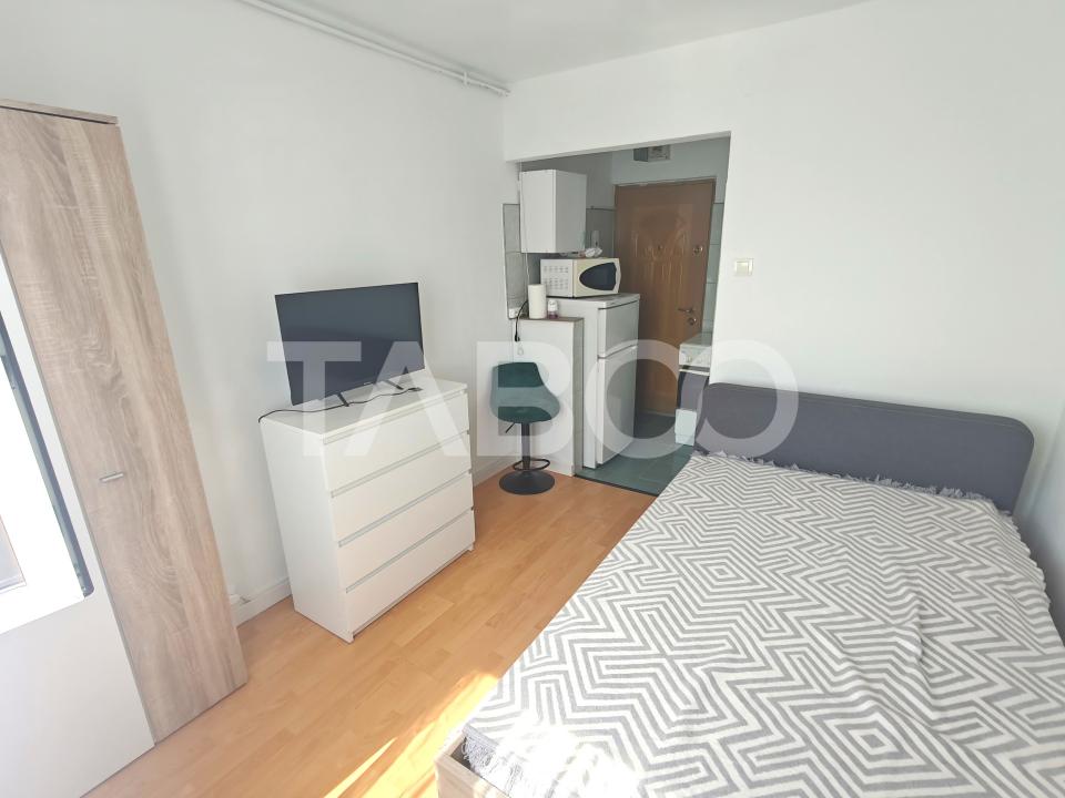 Garsoniera mobilata si utilata disponibila imediat zona Terezian Sibiu