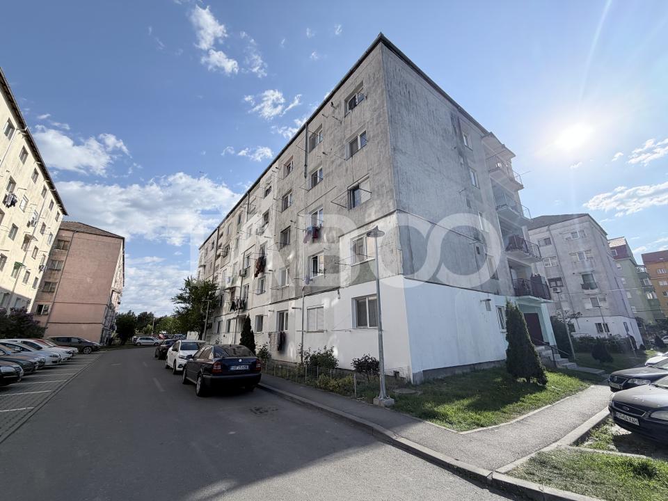 Garsoniera mobilata si utilata la etaj 2 zona Broscarie Sibiu