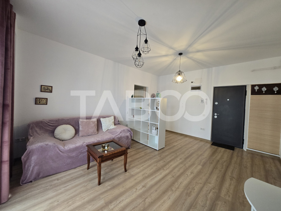 Garsoniera moderna cu terasa de vanzare 40mp Zona Broscarie Sibiu