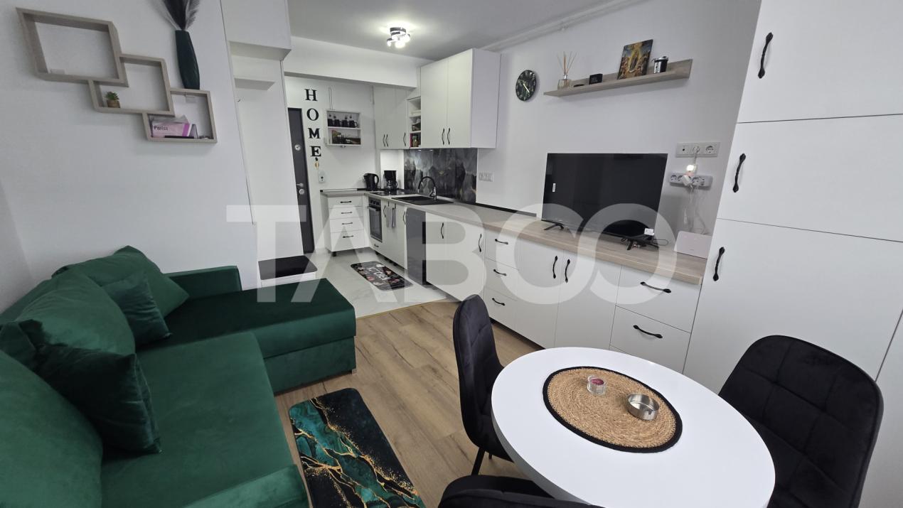 Garsoniera moderna de vanzare mobilata utilata in zona Lazaret Sibiu