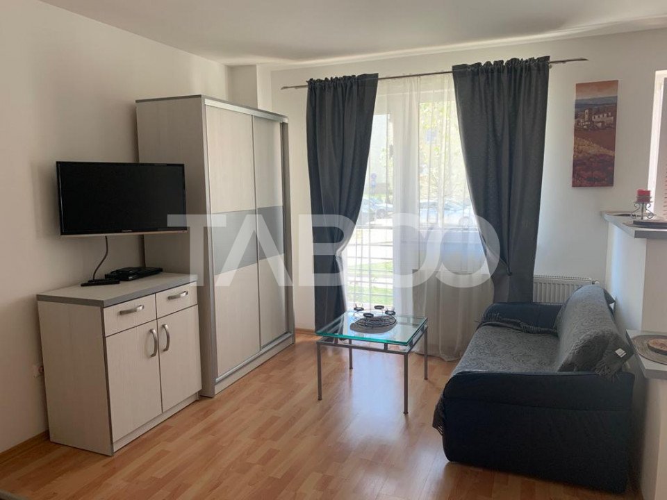 Garsoniera moderna generoasa cu balcon in cartier Alma din Sibiu