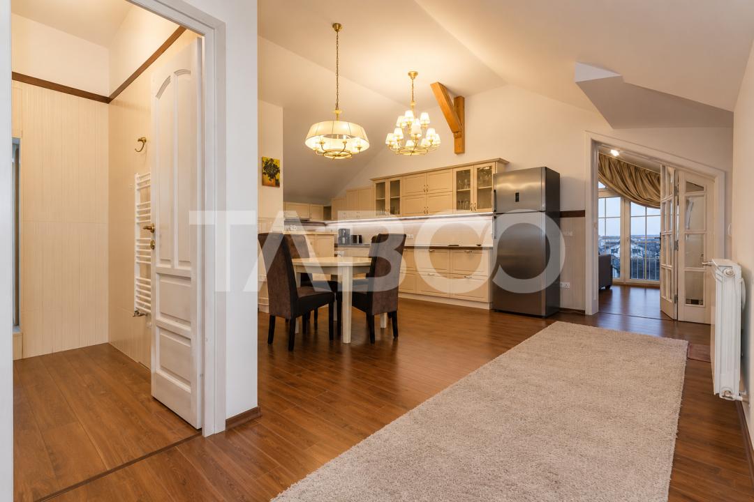 Penthouse 4 camere de inchiriat in Sibiu zona Calea Dumbravii